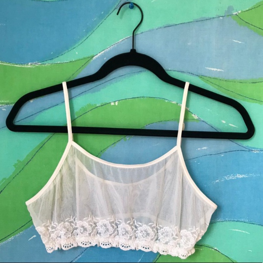 Vintage sheer bralette